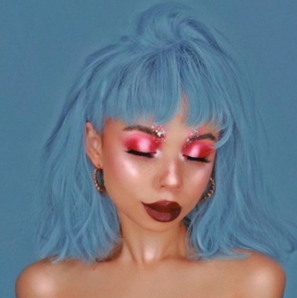 🌟💙NEON RED Medusa Makeup Glitter Pot NWT - Picture 4 of 8